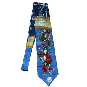 Tabasco Vintage Silk Hockey Multicolor Long Neck Ties Men's Size One Size